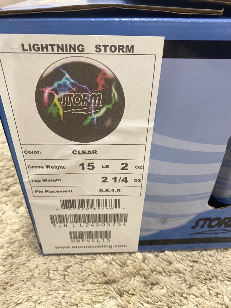 ストーム ライトニング クリア スペアボール - メルカリ