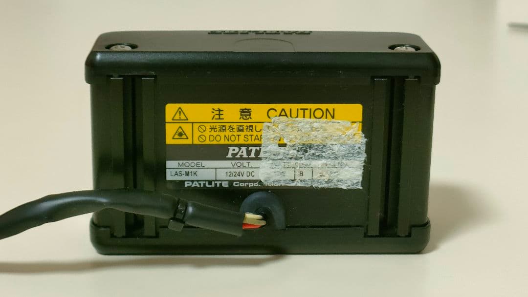 PATLITE パトライト 青色 前面警光灯 LAS-M1K-B グリル灯 点滅 - メルカリ