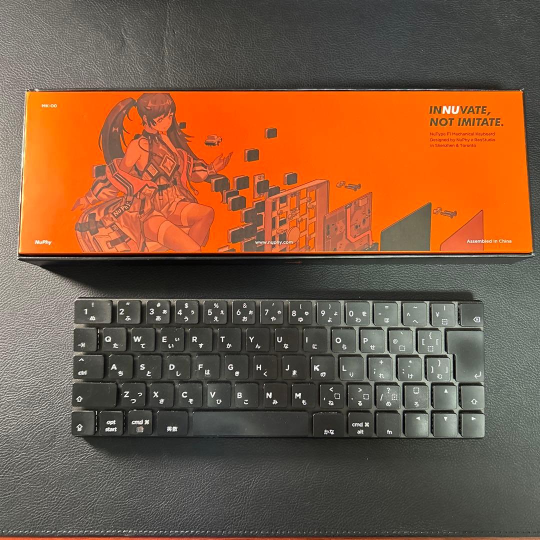 NuPhy NuType F1 日本語JIS配列 ブラック 赤軸 - メルカリ