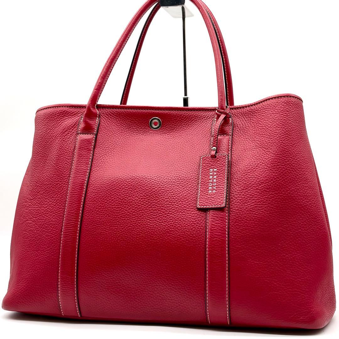 【美品】バーニーズニューヨーク トートバッグ レザー A4可 肩掛け レッド 楽天市場】バーニーズニューヨーク トートバッグの通販