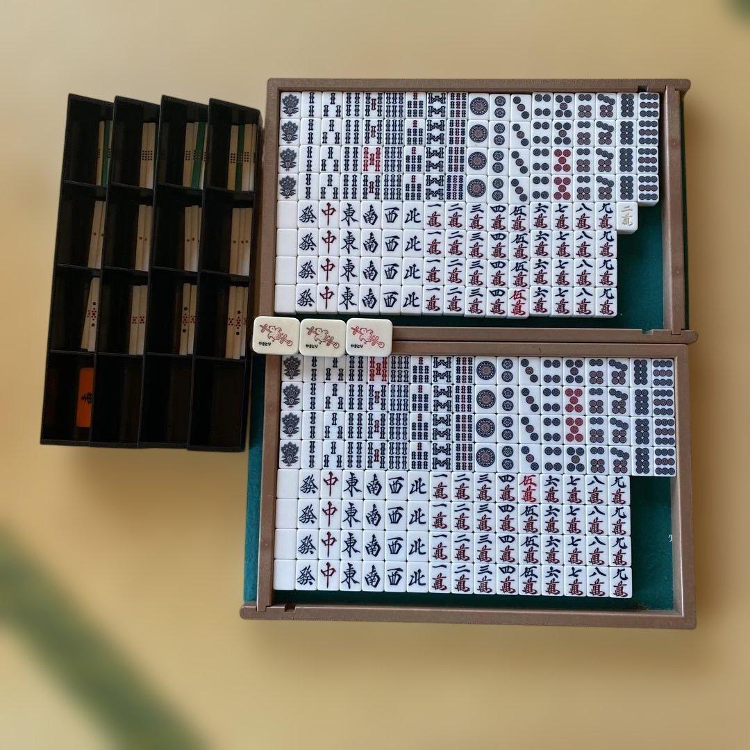 全自動麻雀牌　2セット　点棒おまけ付き 全自動麻雀卓 28ミリ牌×2面＋赤牌点棒 静音タイプ シルバー LZ- SILVER