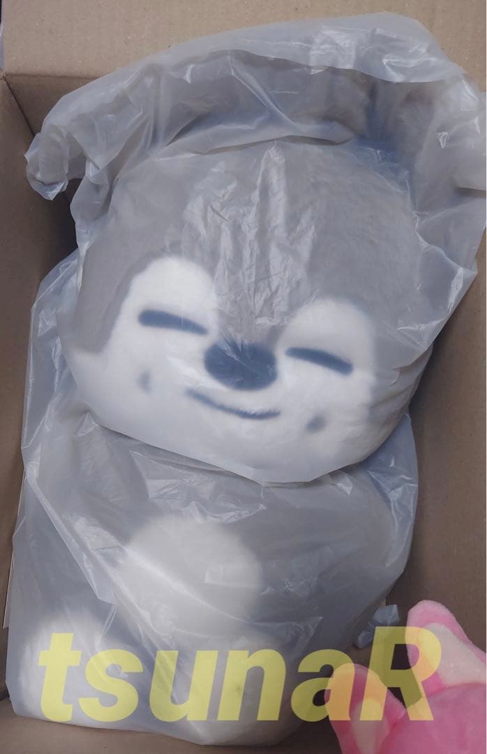 ウルフチャン　テディベア　本国ペンミ　5’clockバンチャン　スキズ Stray Kids - SKZOO PLUSH 10CM Ver. 'SKZ 5'CLOCK'