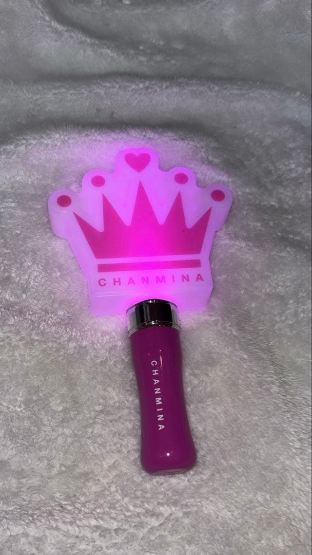 ちゃんみな クラウンペンライト 王冠型 ピンク