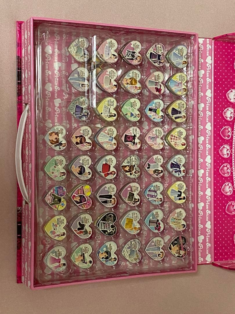 Prism Stone ハートデザイン収納ボックスとプリズムストーン・チャーム類