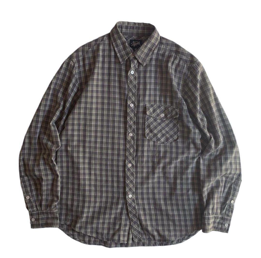 90s OLD STUSSY チェックシャツ
