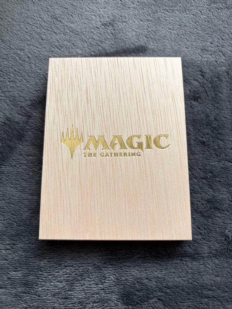 マジック大戦祭　ステンレスアート　チョコボ　木箱　mtg