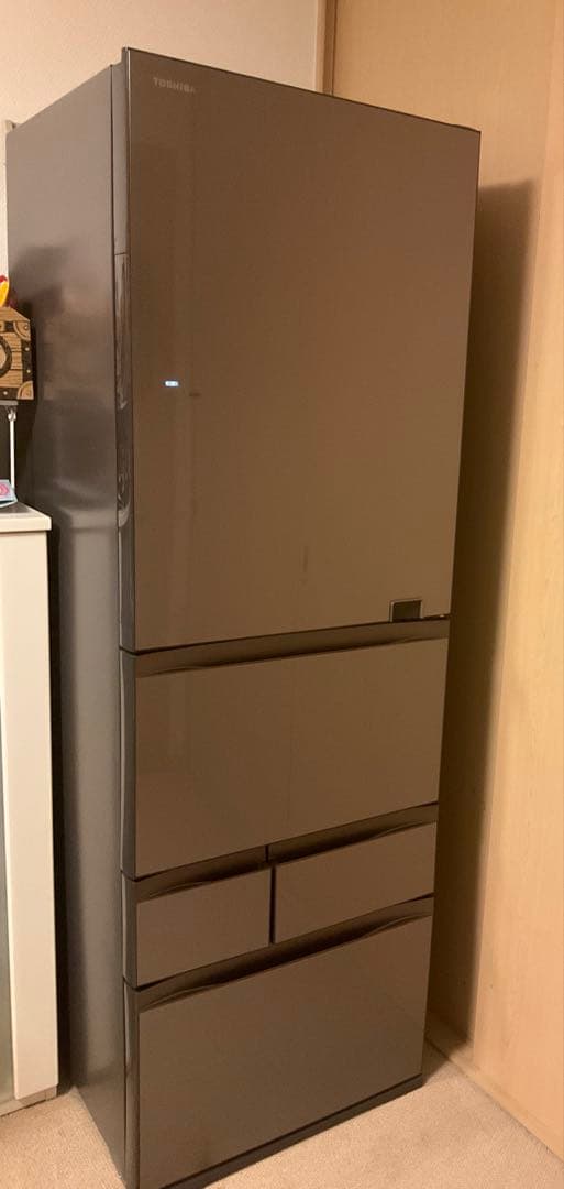 TOSHIBA GR-S470GZ 冷蔵庫 465L 2020年製 冷蔵庫 VEGETA（ベジータ）GZシリーズ ラピスアイボリー GR-S470GZ-ZC