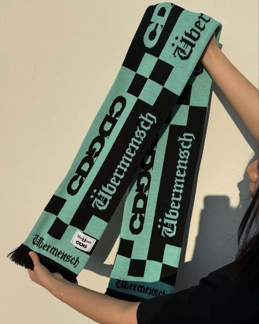 CDG G-DRAGON CHECKERED STOLE Gドラゴン マフラー - メルカリ