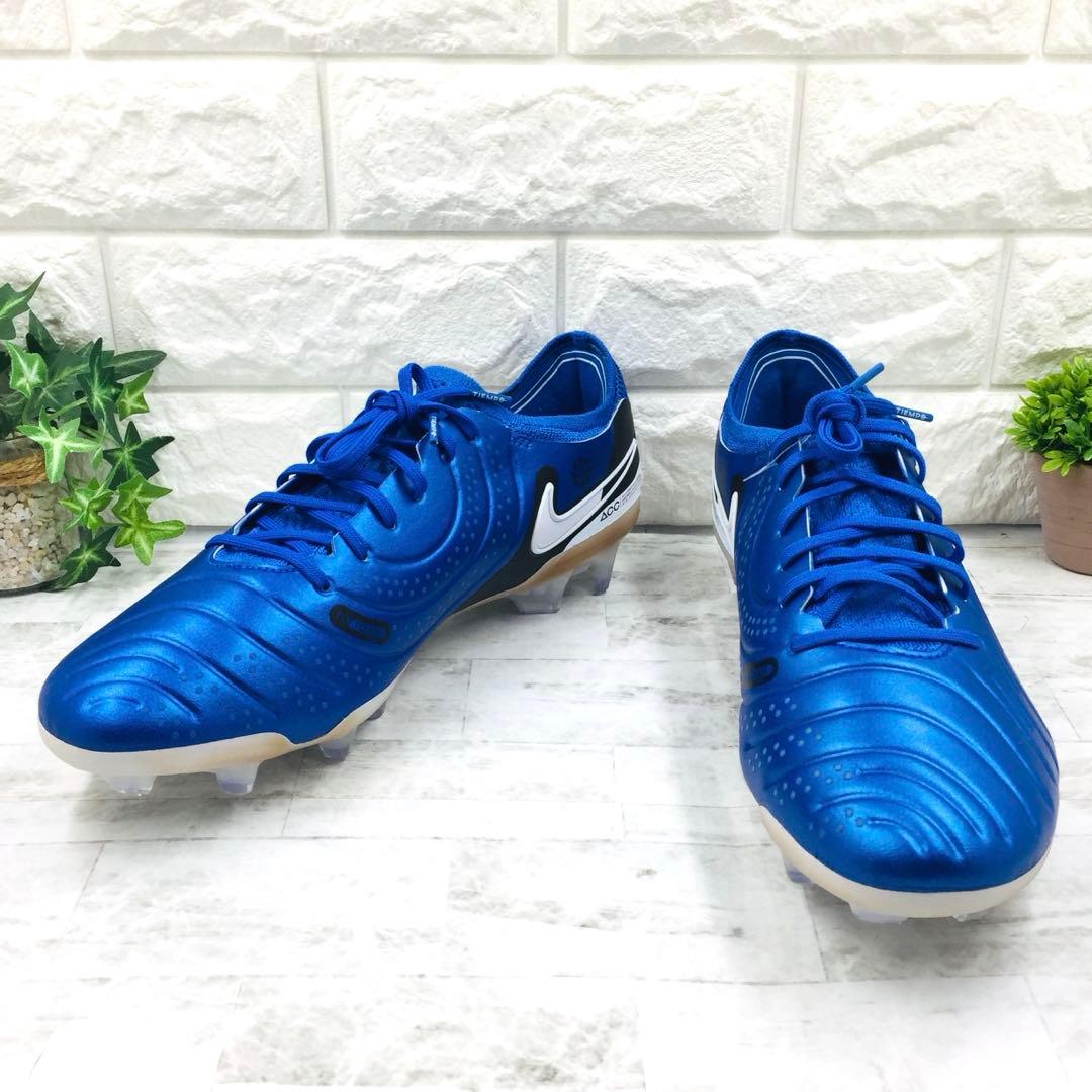 【新品未使用】NIKEティエンポ レジェンド10 エリートFG 青 27.5cm