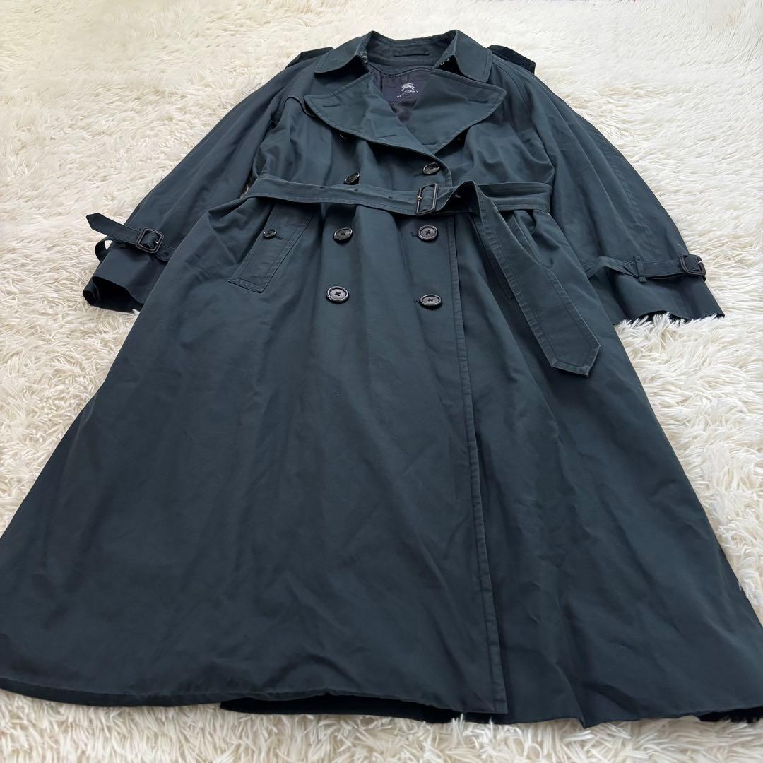 BURBERRY LONDON バーバリー ライナー付トレンチコート ネイビー系
