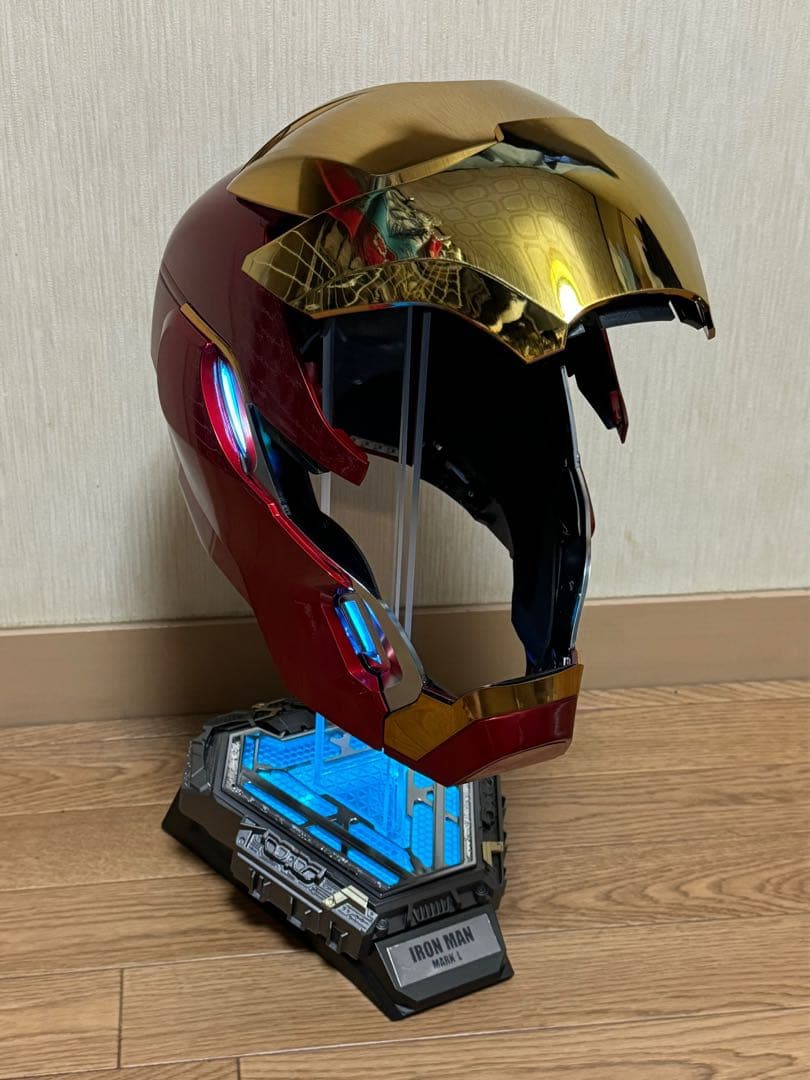 アイアンマン MK50マスク+専用台座お得セット！ 音声自動開閉 確実検品発送！