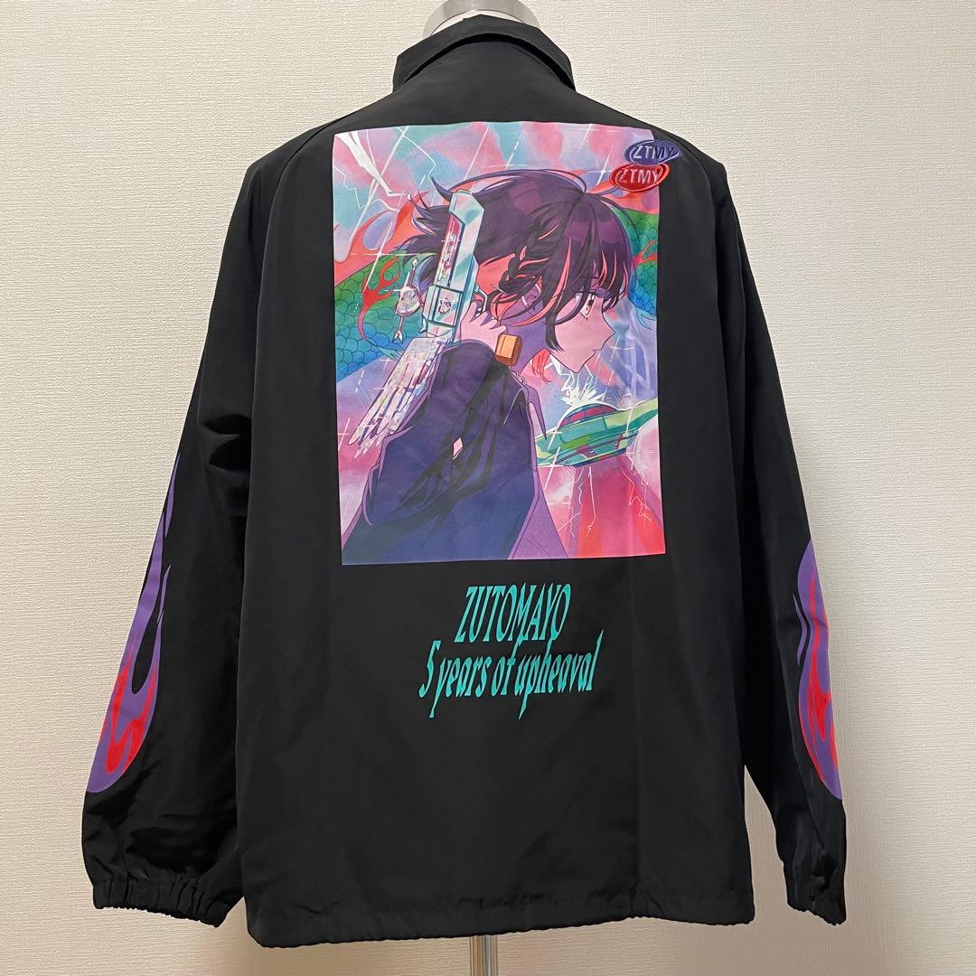 ずっと真夜中でいいのに。 コーチジャケット　ミラーチューン ブラック　Lサイズ