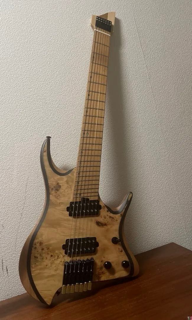 7弦ヘッドレスギター VIKSTROM VSMH-270 TPK ヘッドレスギター マルチスケール 7弦