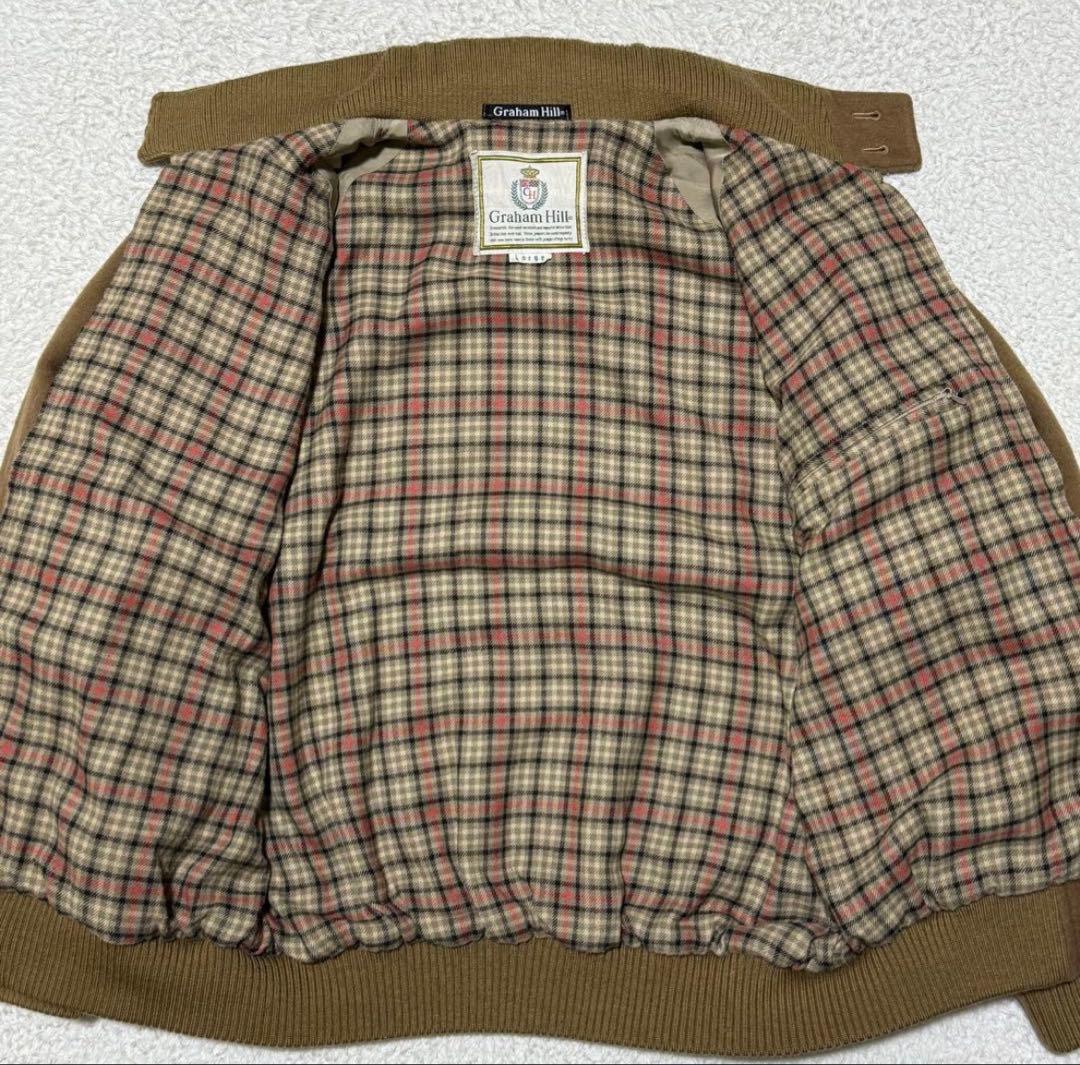 グラハムヒル スウィングトップ L ウール ハリントンジャケット