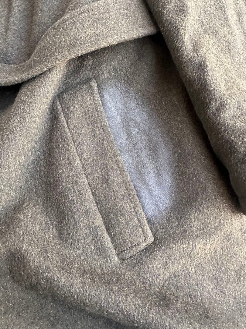 ジャケット・アウター \"prada\"leather collar balmacaan coat