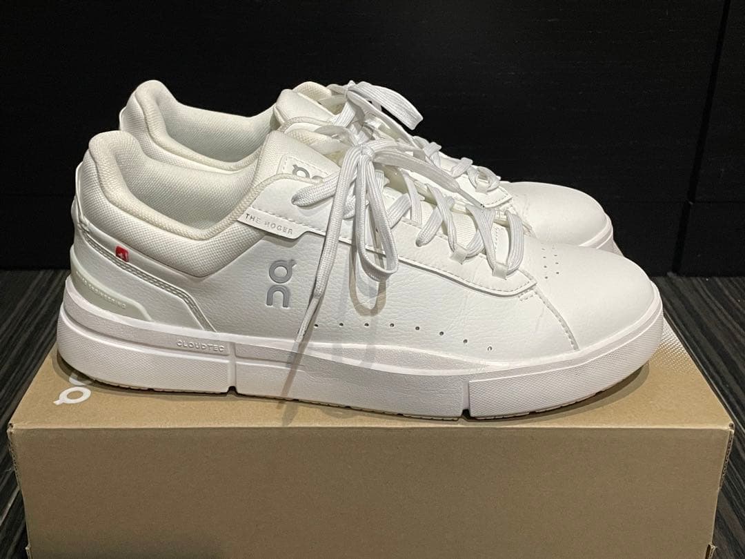 on オン ロジャー アドバンテージ ホワイト スニーカー 26.5cm