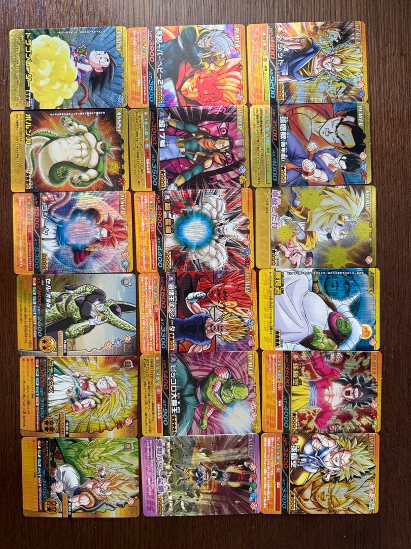 ドラゴンボール データカードダス爆裂インパクト　1弾〜6弾 烈レア〜龍レアまとめ