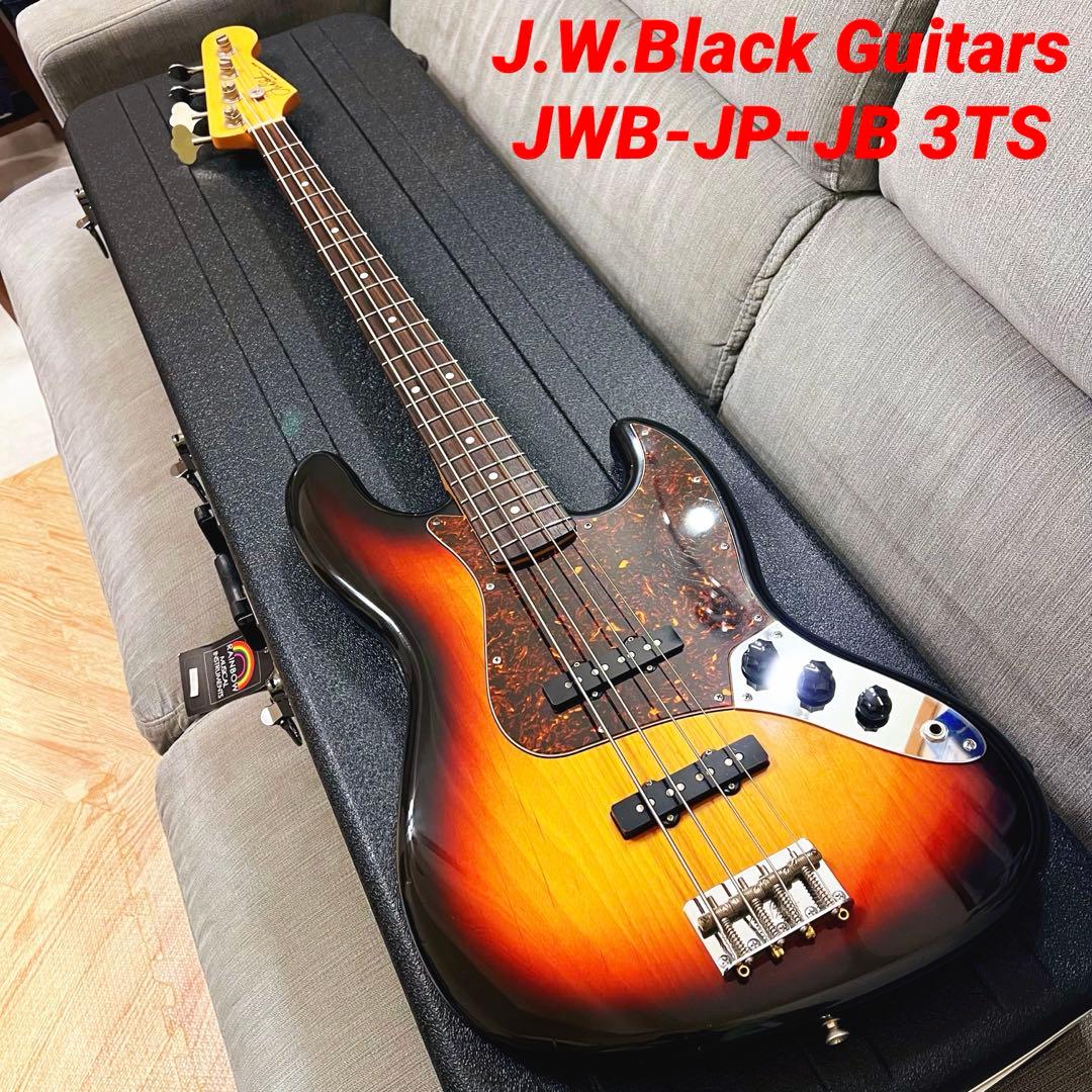 【入手困難】J.W.Black Guitars JWB-JP-JB 3TS
