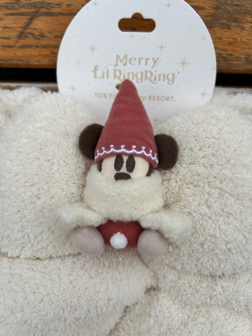 新品未使用　クリスマスディズニー　リルリンリン　マフラー　トートバッグ　セット