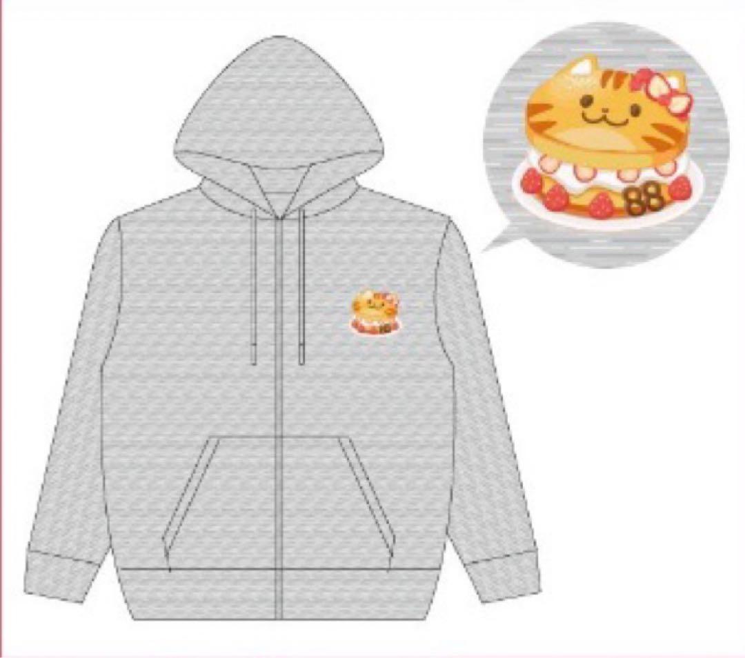 あらきの誕生日会 ジップアップパーカー (缶バッジおまけ付)値下げしました