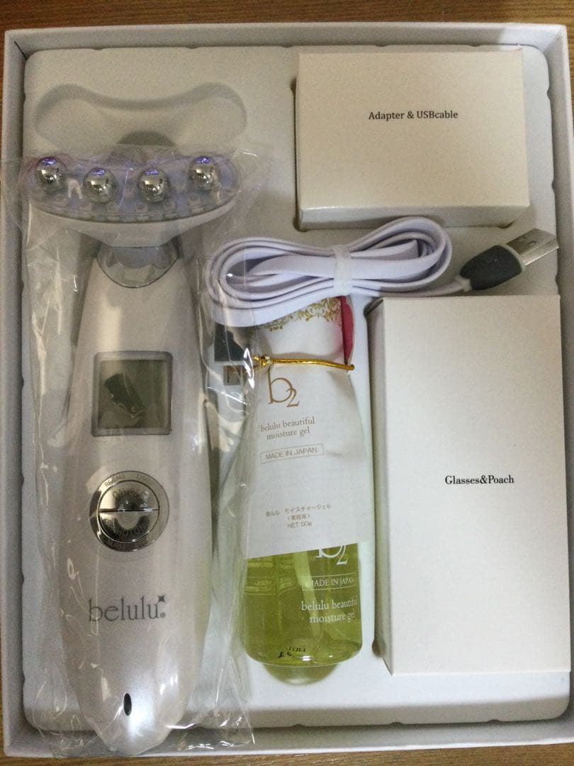 belulu KRD1033N/WT WHITE 美顔器 綺麗堂 美ルル リバース イノセントホワイト KRD1033N-WT ［EMS美顔器