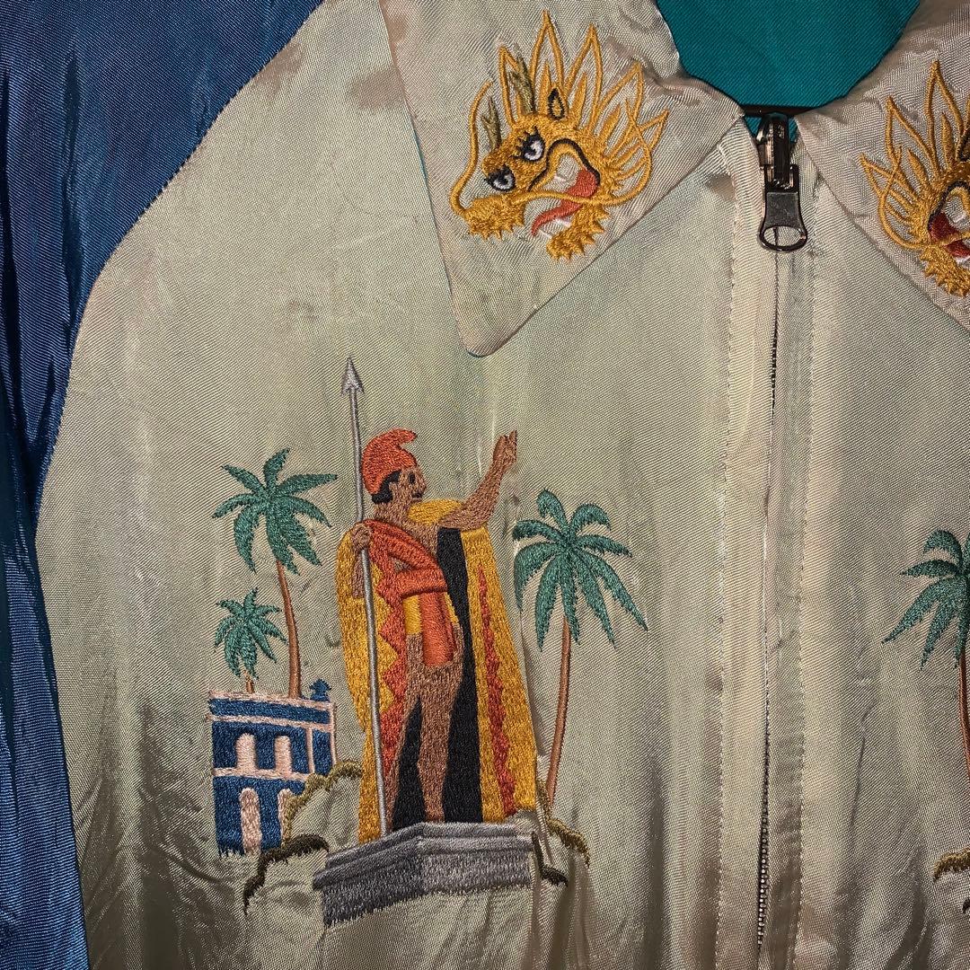 Pherrow´s ハワイ ホノルル スカジャン サイズXL リバーシブル