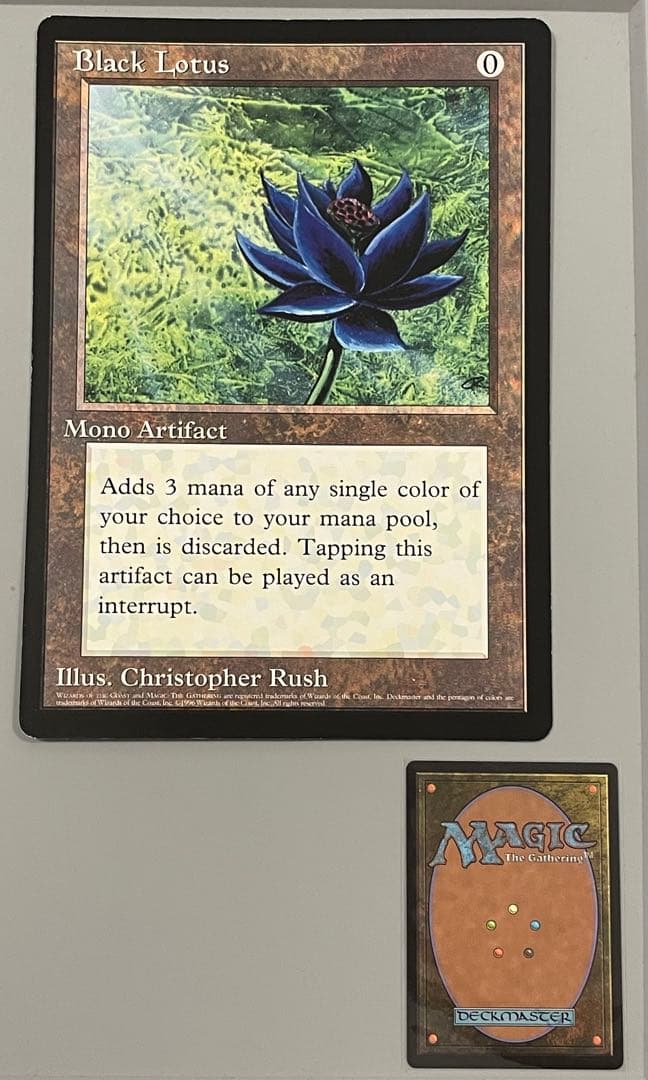 MTG ブラックロータス　black lotus 大判カード
