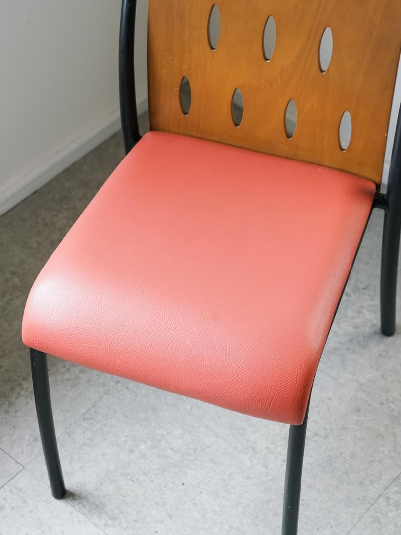 廃盤 \"CRES\" vintage チェア 2脚 レトロ ポストモダン