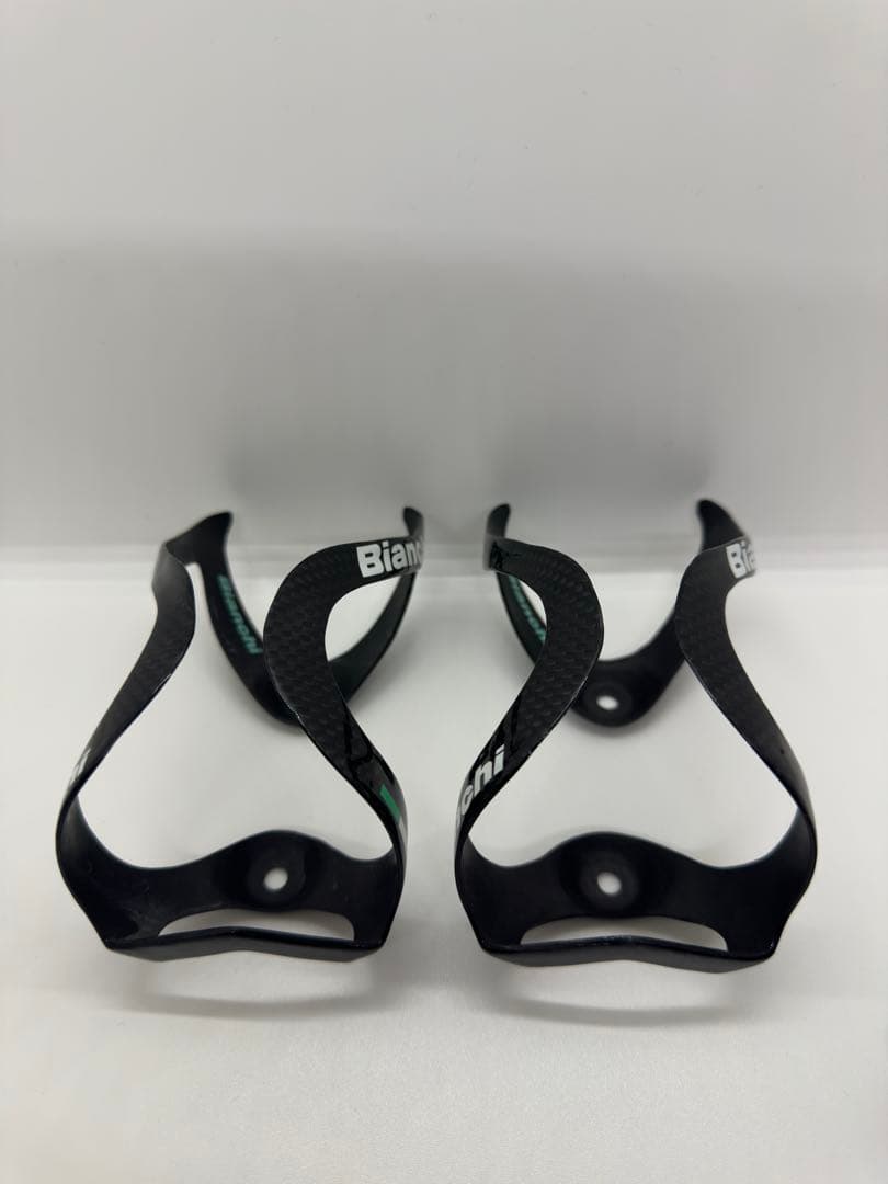 Bianchi カーボンボトルケージ2個・サドルバック・ボルトセット
