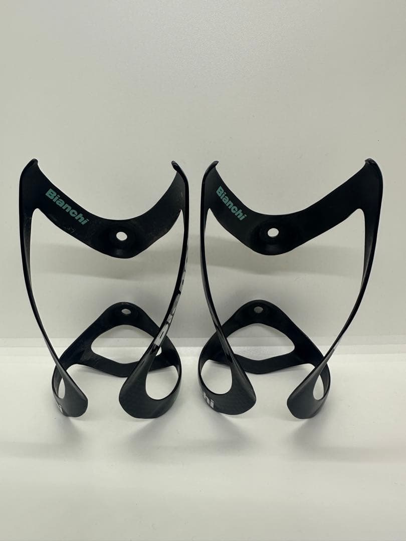 Bianchi カーボンボトルケージ2個・サドルバック・ボルトセット