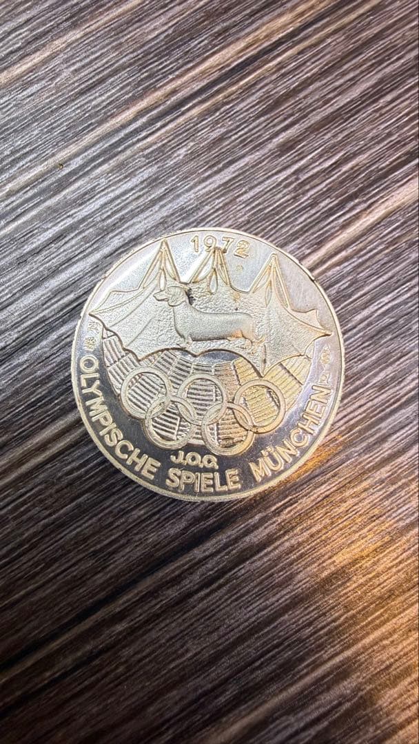 純銀 1972年 ミュンヘンオリンピック 記念メダル 岡本太郎デザイン