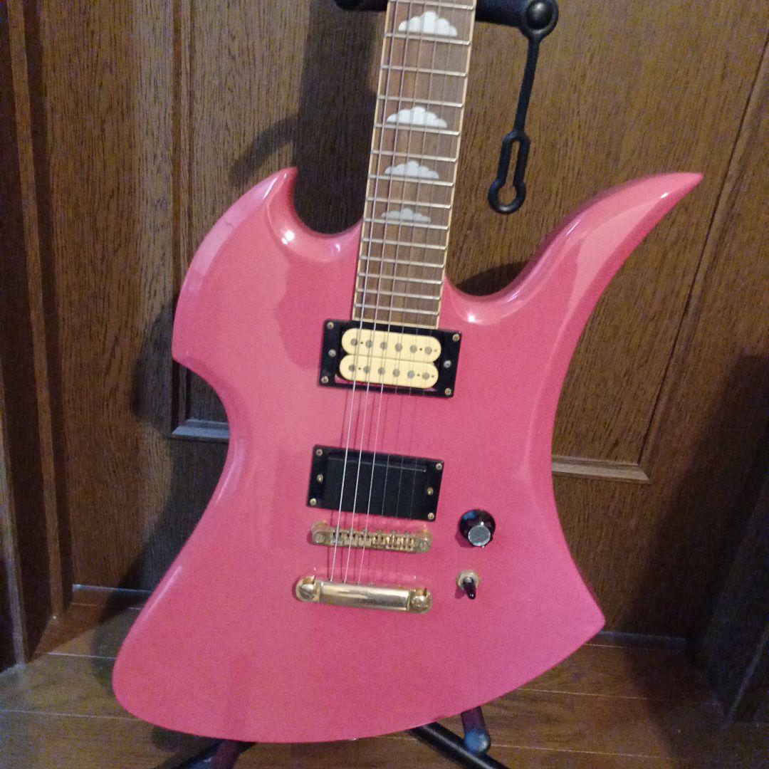 美品:モッキンバードピンクエレキギター　XJAPAN hide♡ソフトケース付き