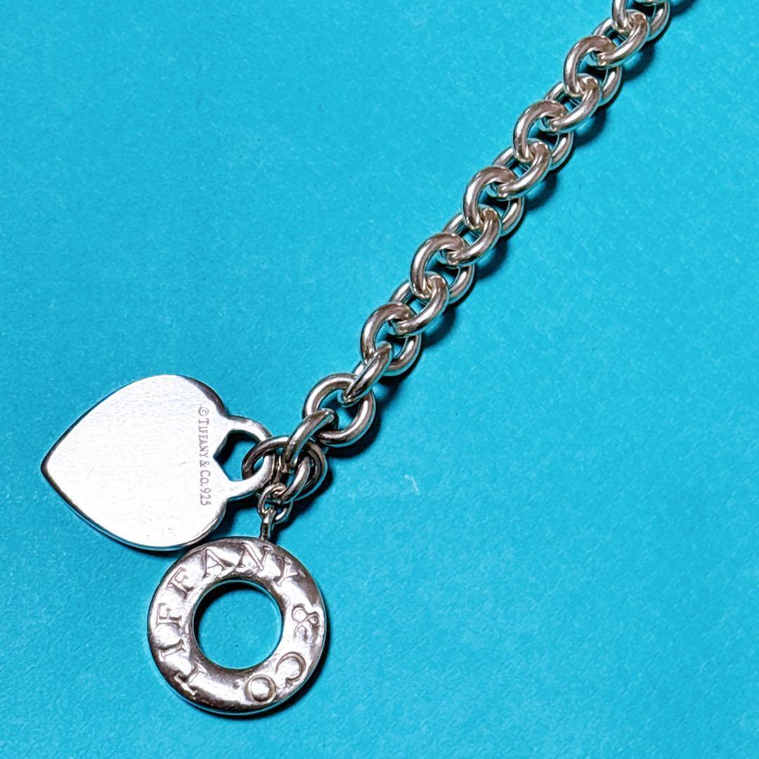 【美品】20.1cm ティファニー トグル ハートタグ ブレスレット SV925
