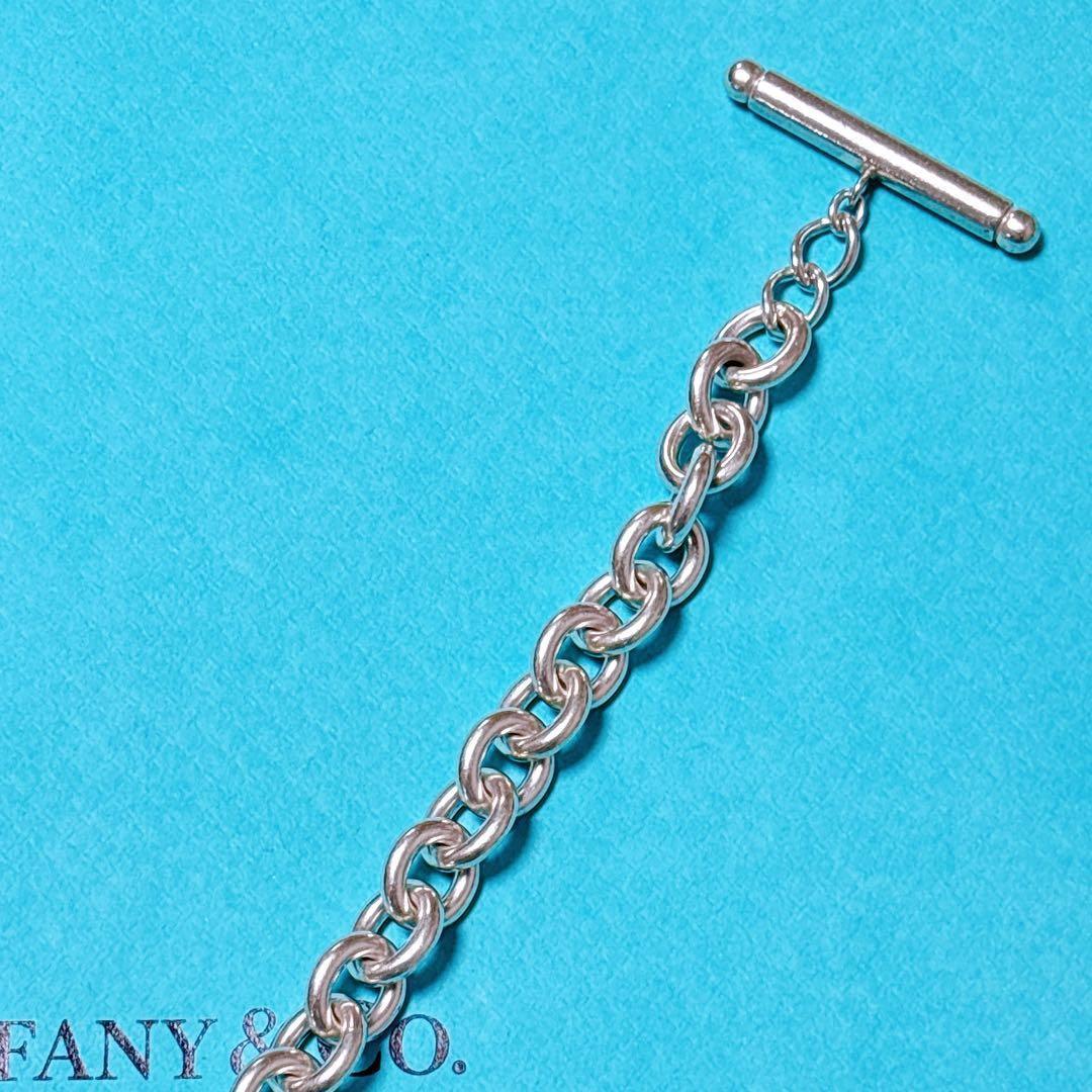 【美品】20.1cm ティファニー トグル ハートタグ ブレスレット SV925