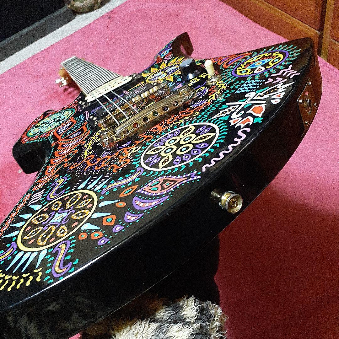 【良・美品】サイケペイント・MG-480X風hideモデル。モッキンバード。