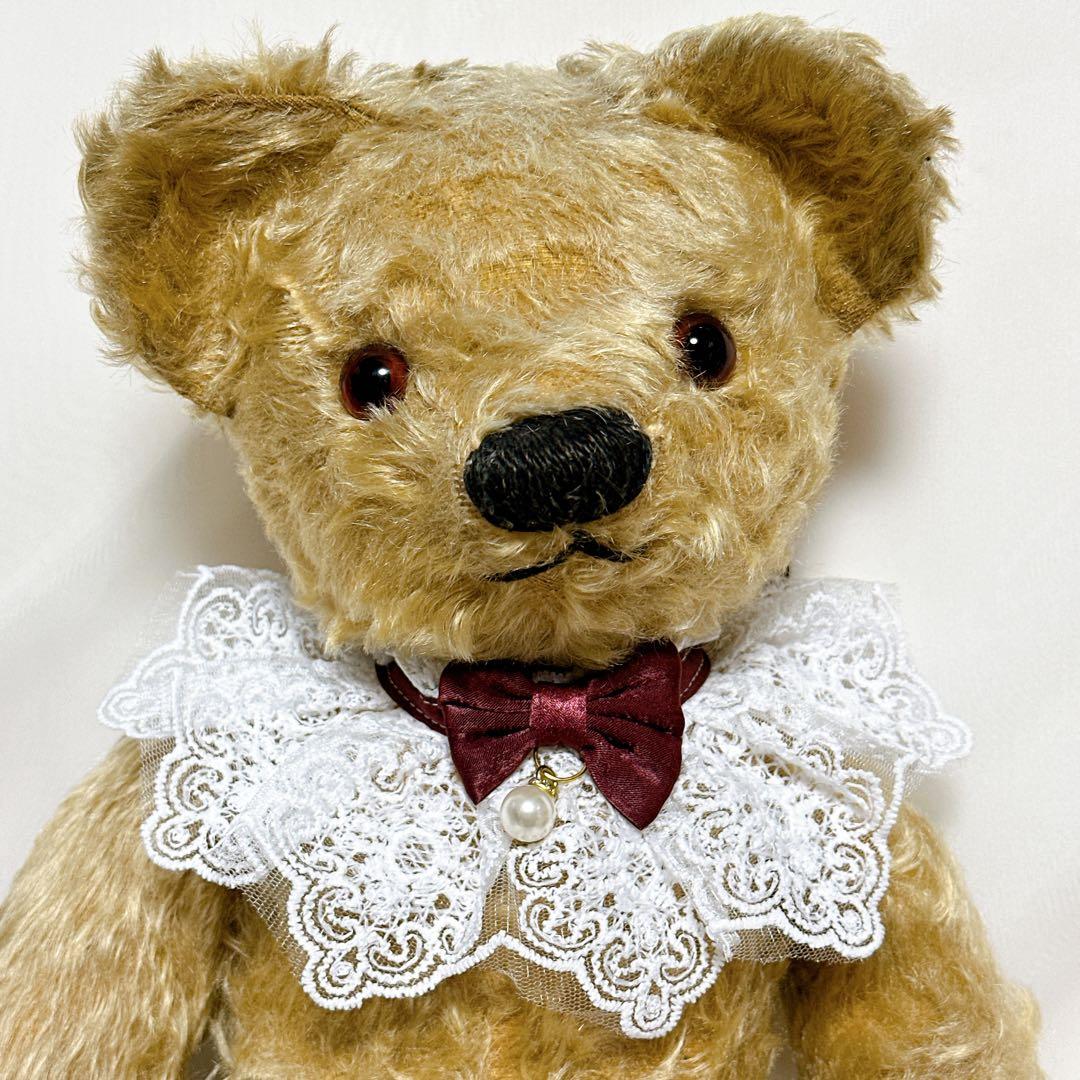 ❤️美形❤️大きめチャドバレーベア　1940's アンティークベア　テディベア