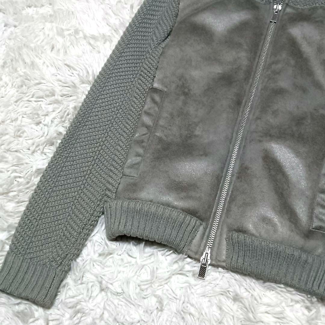 アルマーニエクスチェンジ ドライバーズニット ダブルジップ フェイク