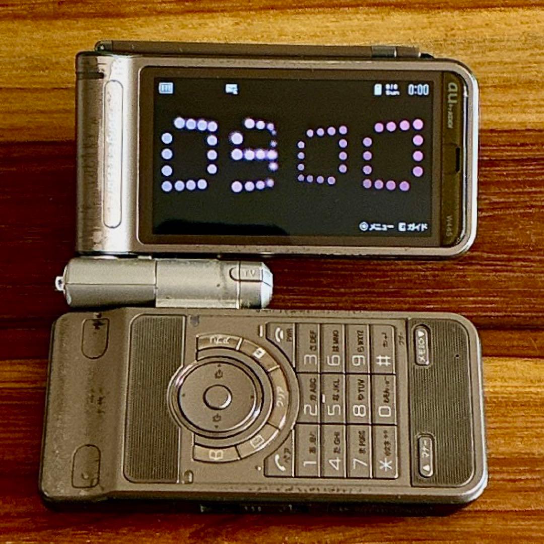 希少 au Sony ソニー エリクソン W44S ガラケー 携帯電話 ジャンク