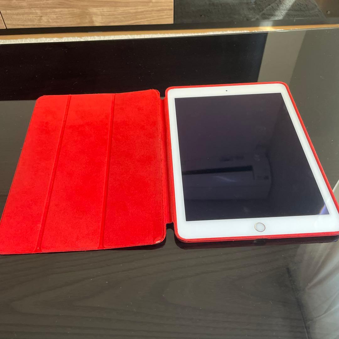 iPad Air2 64GB セルラーモデル simフリー 純正レザーケース付