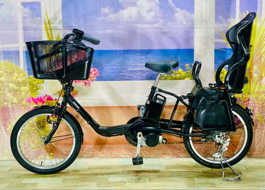 パナソニックギュット⭐️12AH！子供乗せ電動アシスト自転車Y3158-1