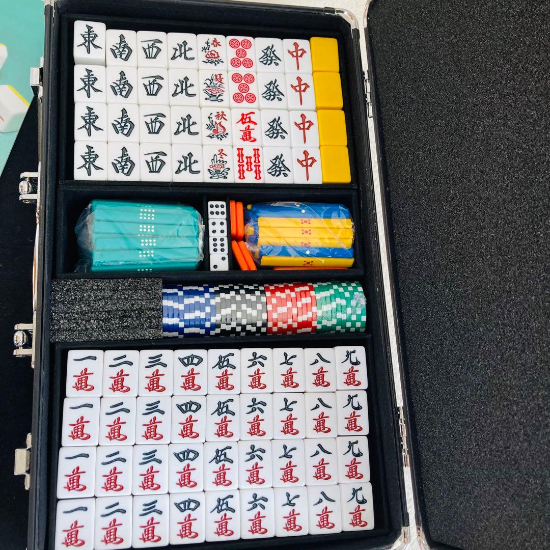 新品★amos 大洋技研　高級マージャンセット　アタッシュケース入り