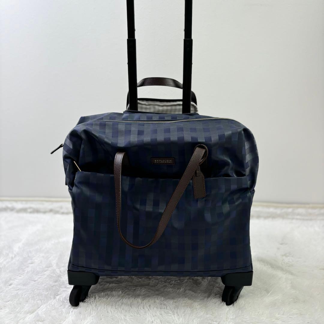 極美品✨マッキントッシュフィロソフィー チェック キャリーケース