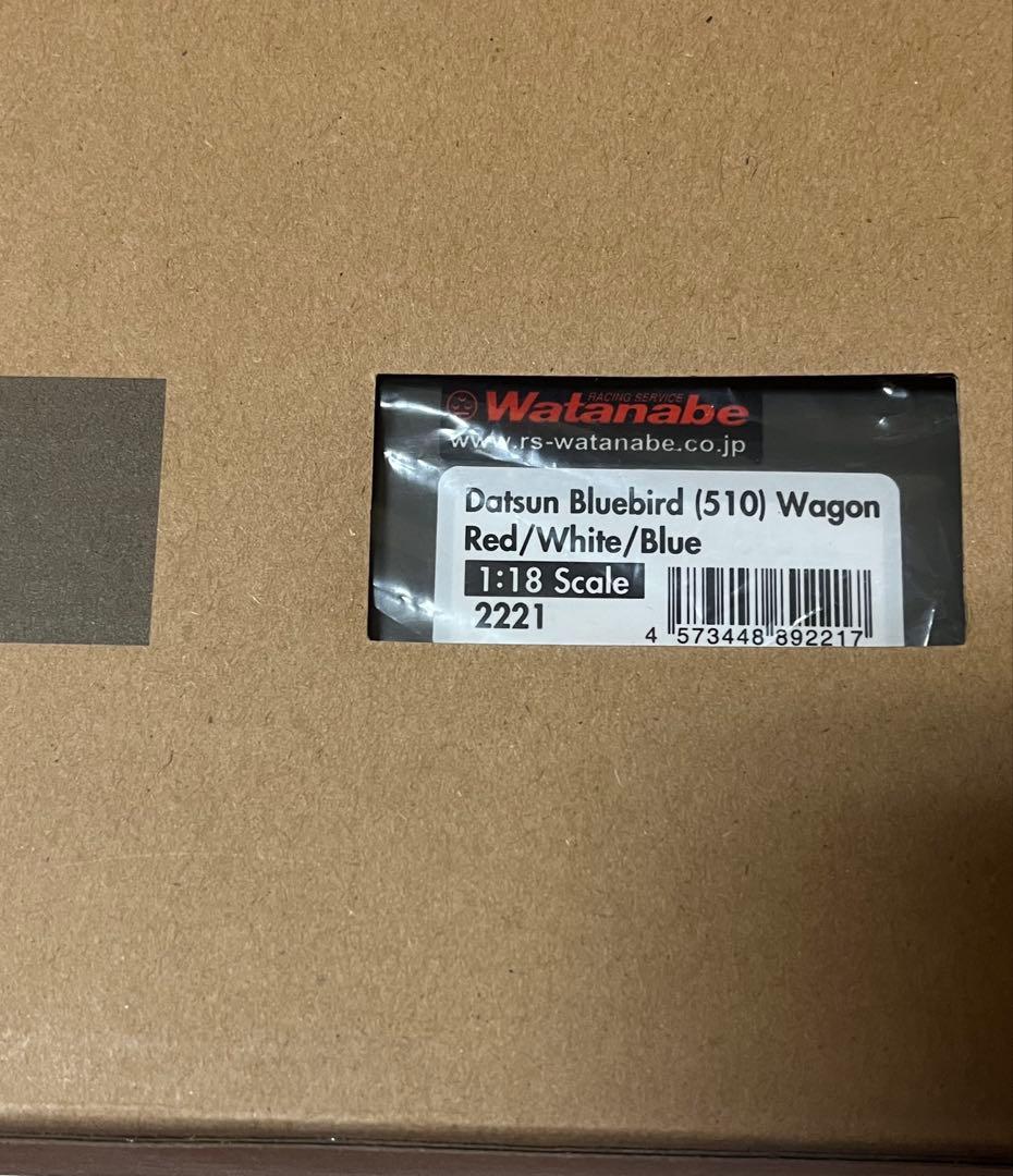 ★イグニッションモデル 1/18 ブルーバード 510 ワゴン 日産サービスカー