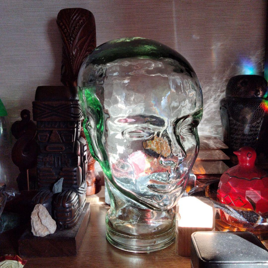 透明ガラス製頭部オブジェ　マネキン　トルソー Yahoo!オークション -「ガラス マネキン」の落札相場・落札価格