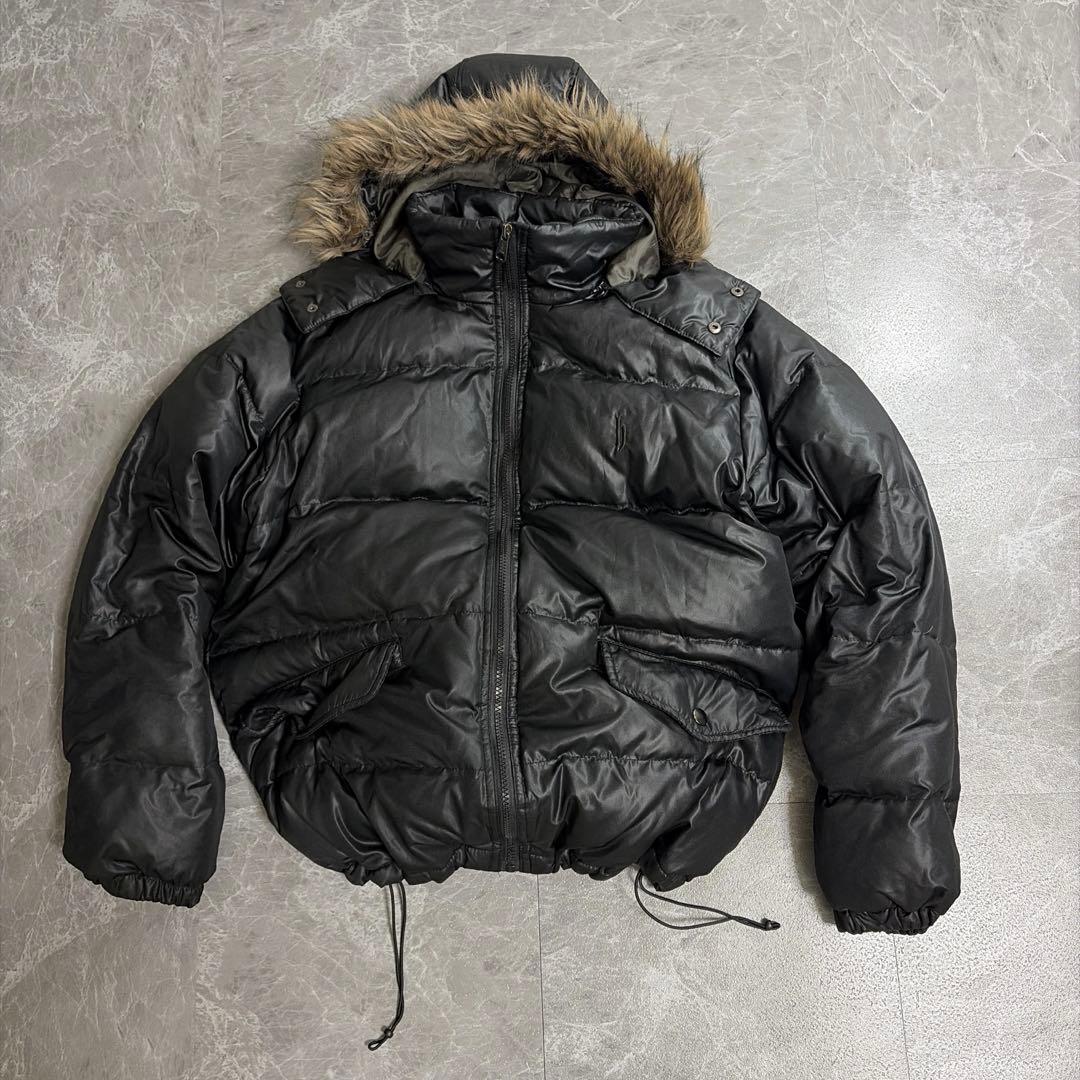 y2k 00s archive ファーダウンジャケット ダウン - メルカリ