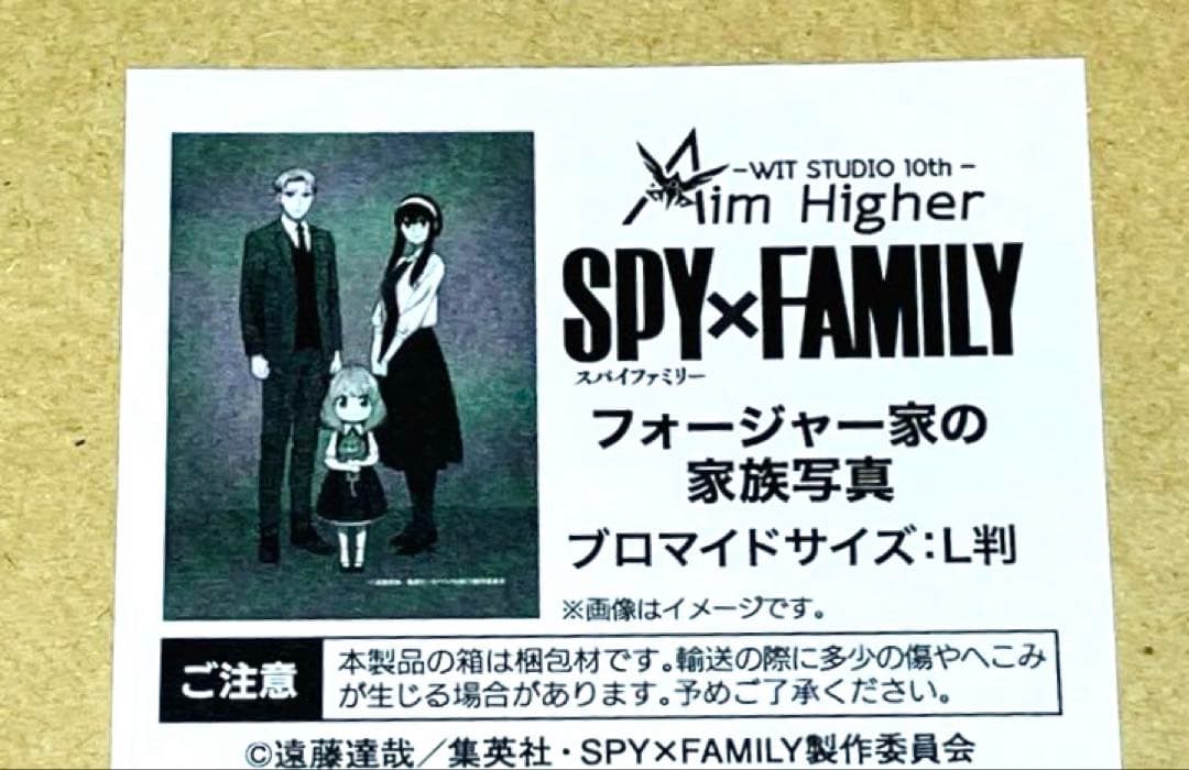 スパイファミリー SPY×FAMILY フォージャー家の家族写真 アーニャ 新品