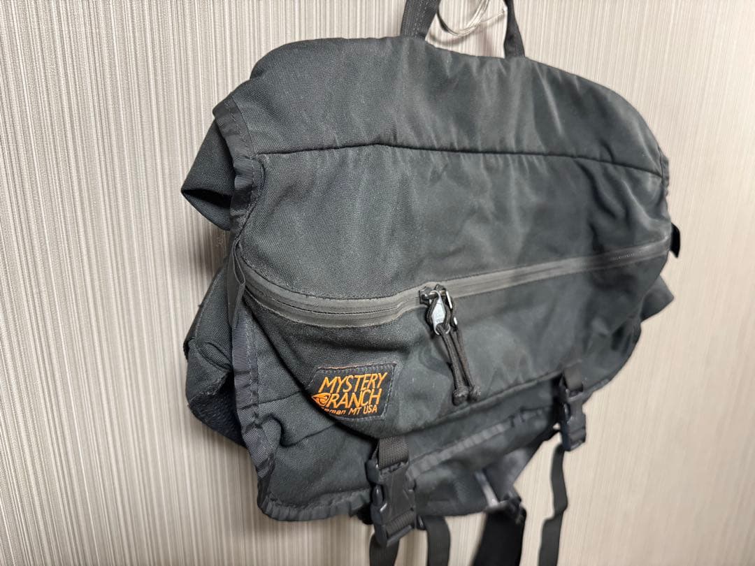 ミステリーランチ アウトサイダー USA製 黒 外付けポケット&ストラップ