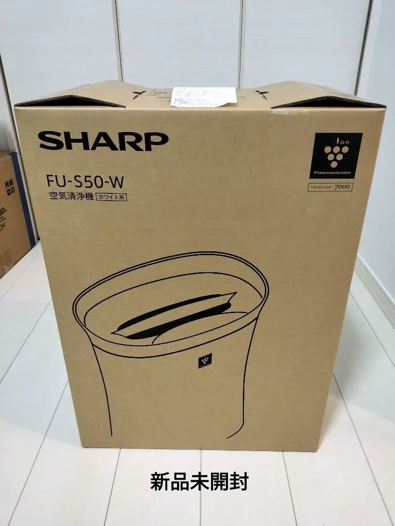 SHARP 空気清浄機 FU-S50-W　プラズマクラスター SHARP（シャープ） 空気清浄機 FU-S50-W ホワイト 〜14畳 プラズマ
