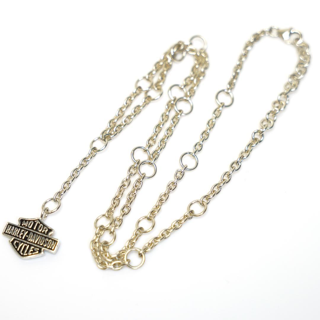 ハーレーダビッドソン シルバー 925 ロゴ ネックレス - メルカリ