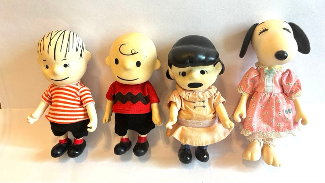 ピーナッツファミリー ポケットドール3体&ベル PEANUTS/ピーナッツ・Determined/デターミンド・POCKET DOLL/ポケット